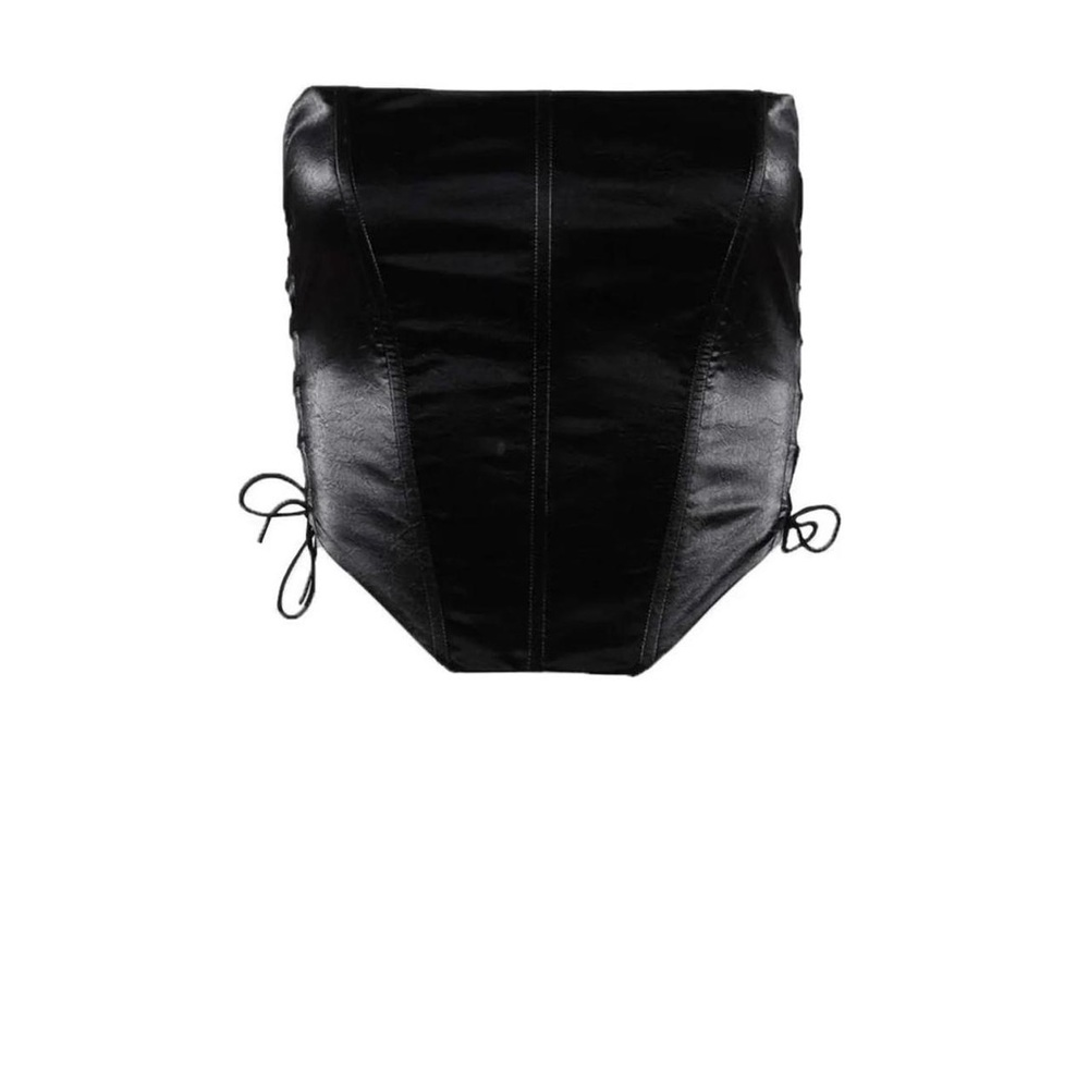 Tiger mist lace up sides reflective corset